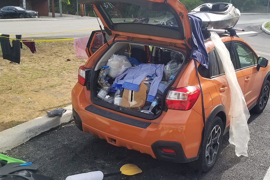all love to this friend who had been camping in the rain and took this brief sunshine opportunity to dry everything out