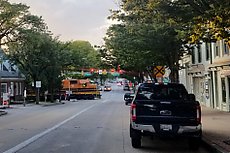 beat the train through downtown Westminster