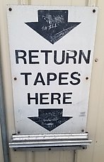 RETURN TAPES HERE