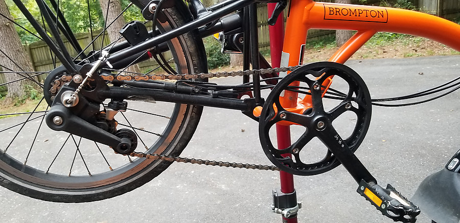 replacing the chain on my Brompton