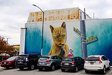 Killer the Cat mural