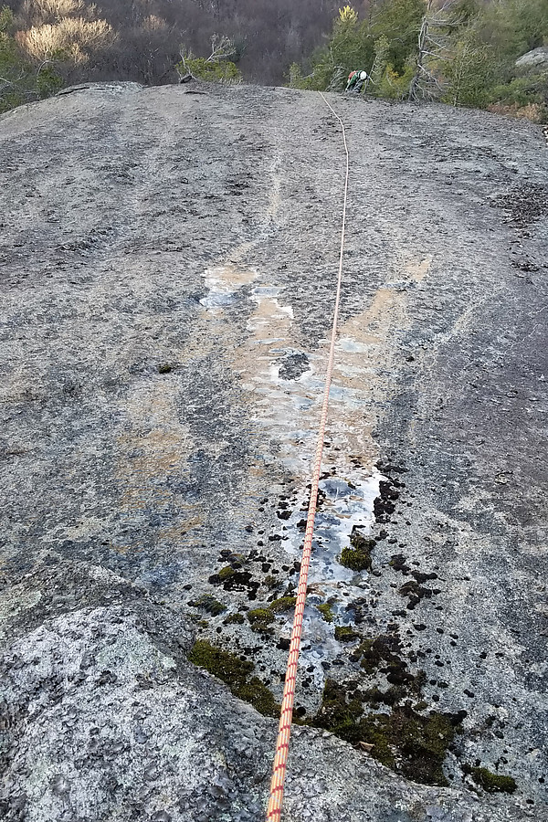 easy slab, just don't step on the verglas