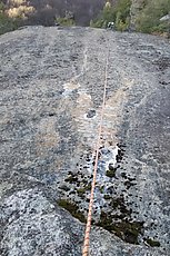 easy slab, just don't step on the verglas