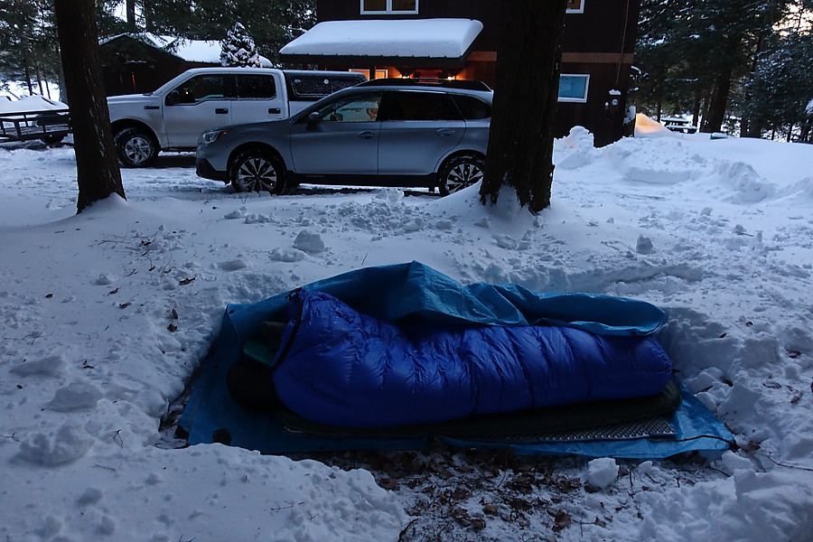 toasty warm! (closed cell foam, neoair xtherm, -25F bag)