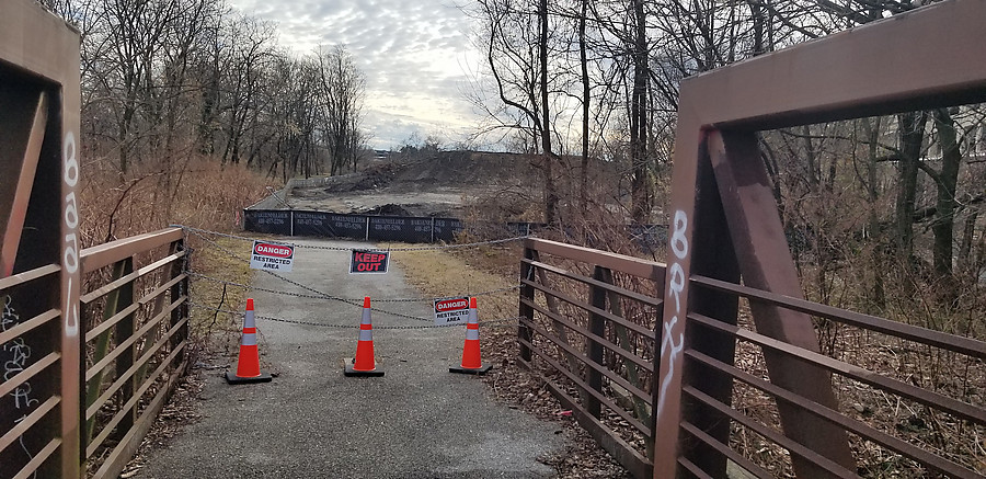 apparently the casino leaked out all over the Middle Branch trail