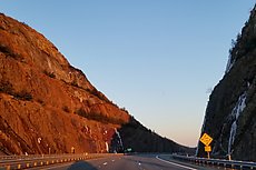Sideling hill