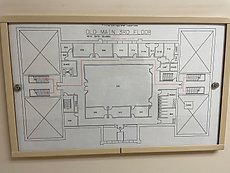 Old Main 3rd floor map