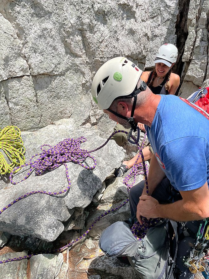 Daniel's secret rope stacking technique!