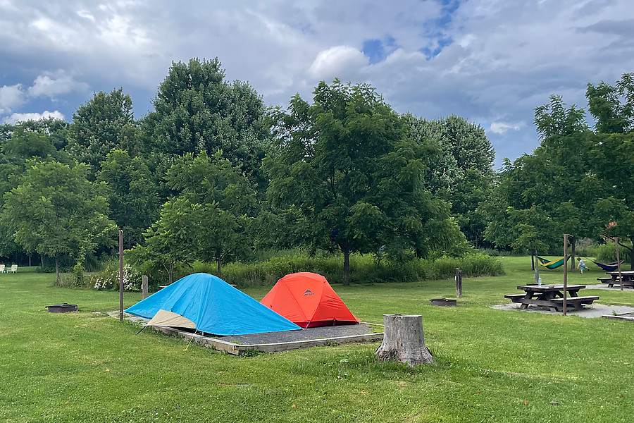 Andy's tent