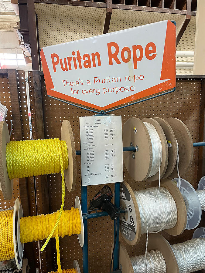 "There's a Puritan rope for every purpose."