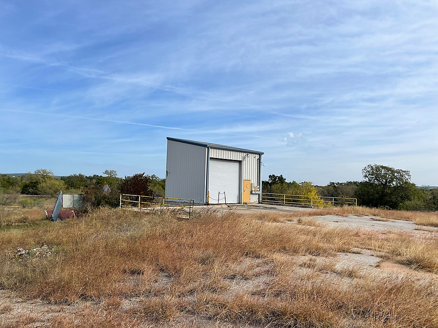 old structure of unknown purpose near quarry