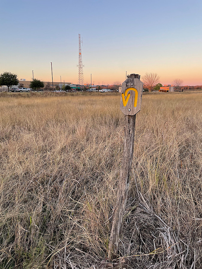 hiking trail just ends