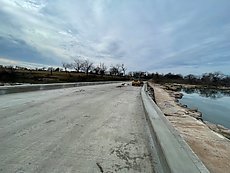 overdue bridge under construction