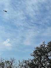 weird helicopter that flew over