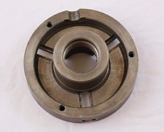 rear view of the chuck with rear cover and mechanism removed
