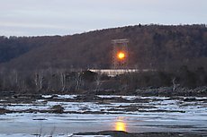 dam release warning light