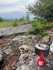 breakfast out of the wind
