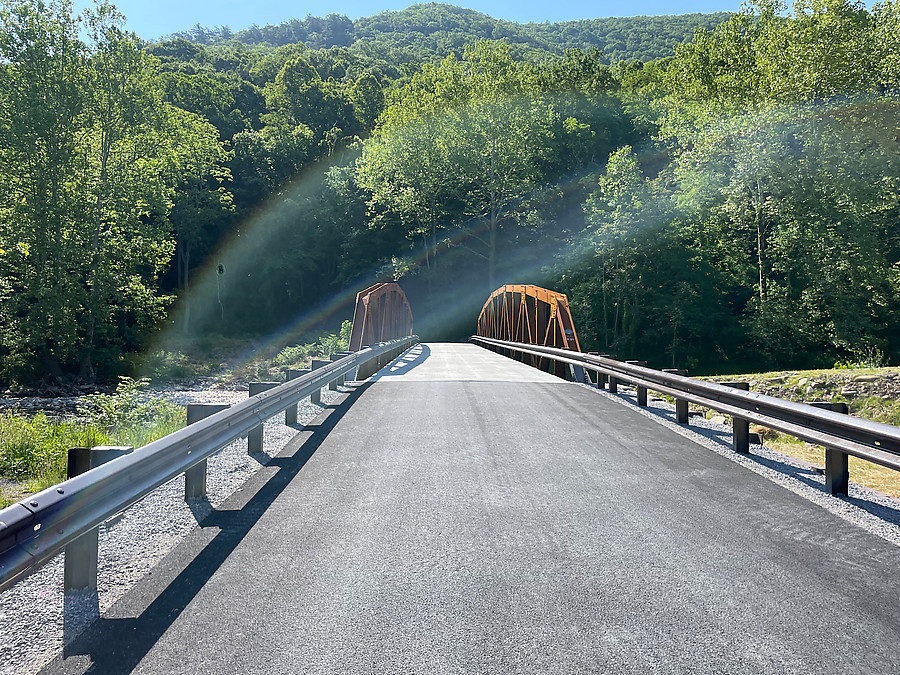 new Roy Gap rd bridge