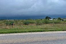 tornados on the other side of town, I got lucky