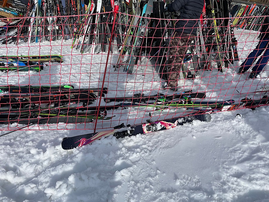 owner of those skis was exactly the kind of person you would expect them to be